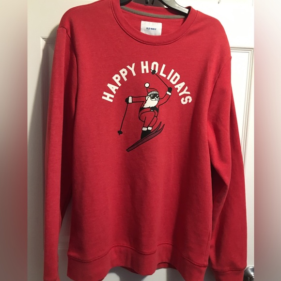 Unisex Old Navy Santa 🎅 Sweatshirt - Picture 2 of 9